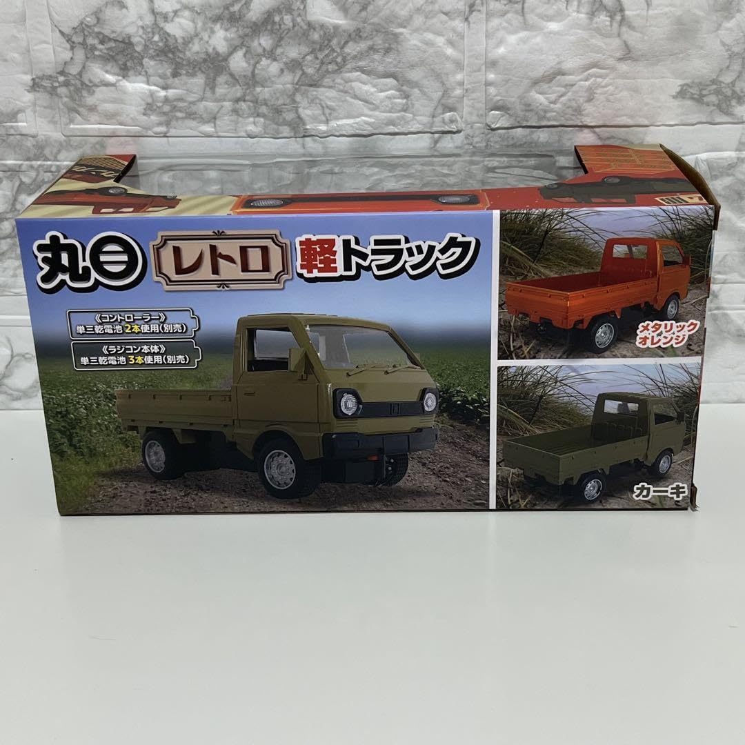 Amazon.co.jp: 丸目 レトロ軽トラック ラジコン カーキ : おもちゃ